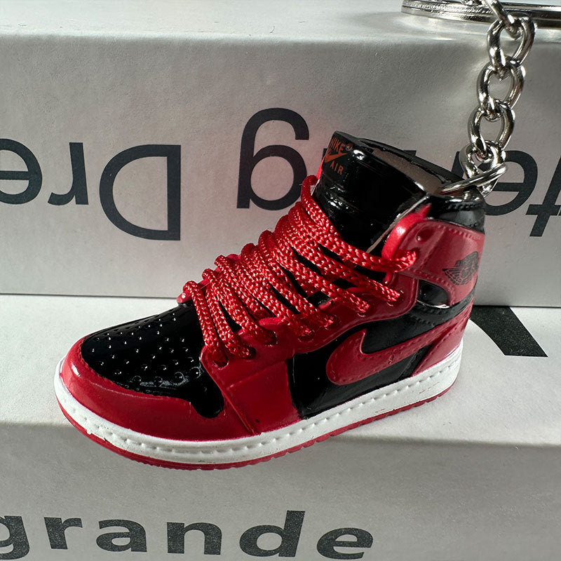 3D Mini Basketball Shoe Keychain - Style-84 - AJ23826421