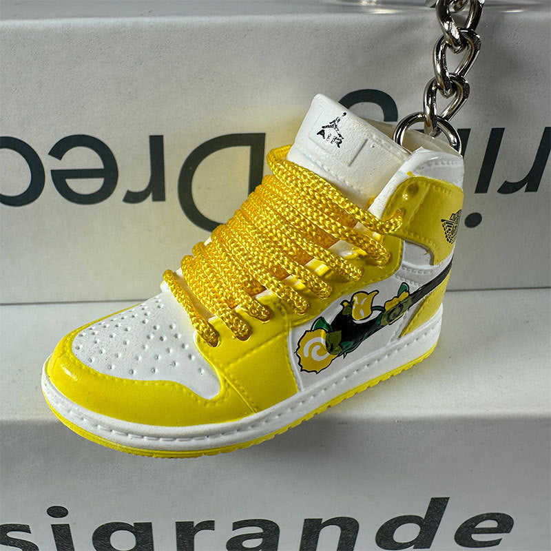 3D Mini Basketball Shoe Keychain - Style-93 - AJ23826430