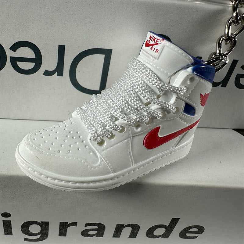 3D Mini Basketball Shoe Keychain - Style-95 - AJ23826432