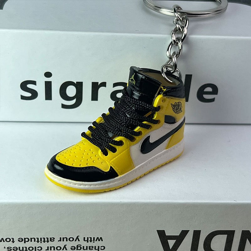 3D Mini Basketball Shoe Keychain - Style-99 - AJ23826436