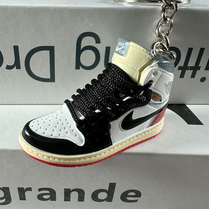 3D Mini Basketball Shoe Keychain - Style-105 - AJ23826442