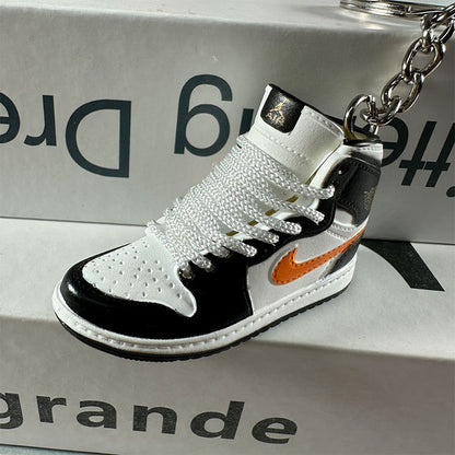 3D Mini Basketball Shoe Keychain - Style-106 - AJ23826443