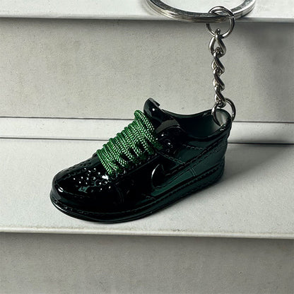 Mini Electroplated 3D Basketball Shoe Keychain - Style-14 - AJ23826459