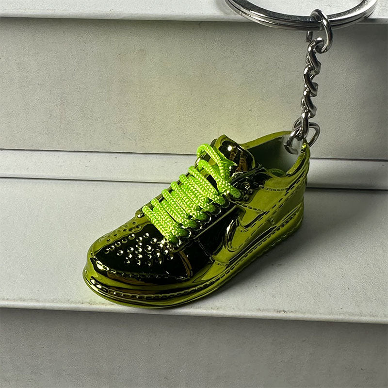 Mini Electroplated 3D Basketball Shoe Keychain - Style-15 - AJ23826460