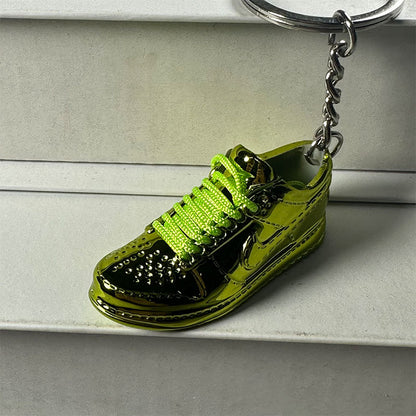 Mini Electroplated 3D Basketball Shoe Keychain - Style-15 - AJ23826460
