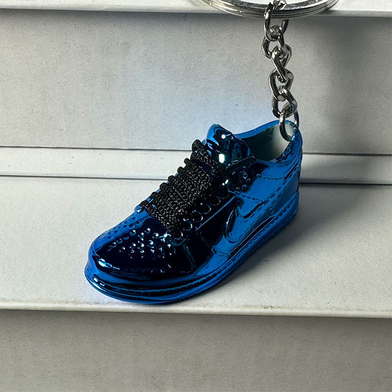 Mini Electroplated 3D Basketball Shoe Keychain - Style-16 - AJ23826461