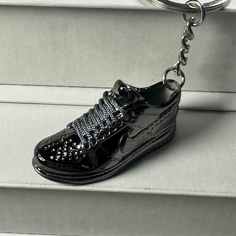 Mini Electroplated 3D Basketball Shoe Keychain - Style-17 - AJ23826462