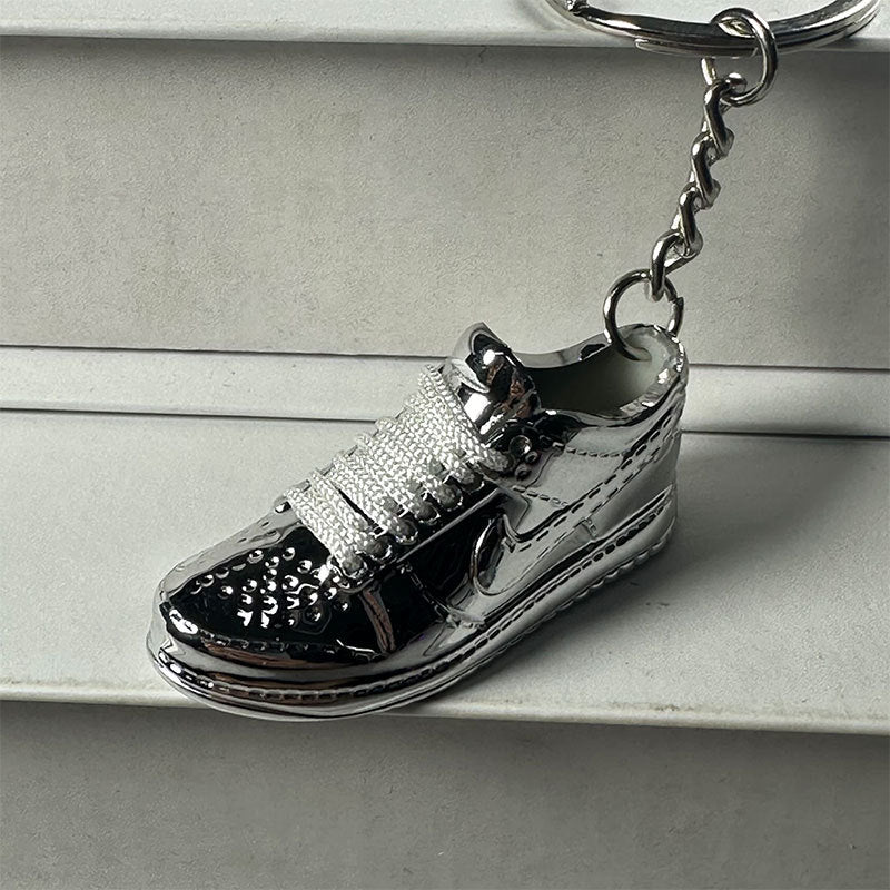 Mini Electroplated 3D Basketball Shoe Keychain - Style-18 - AJ23826463