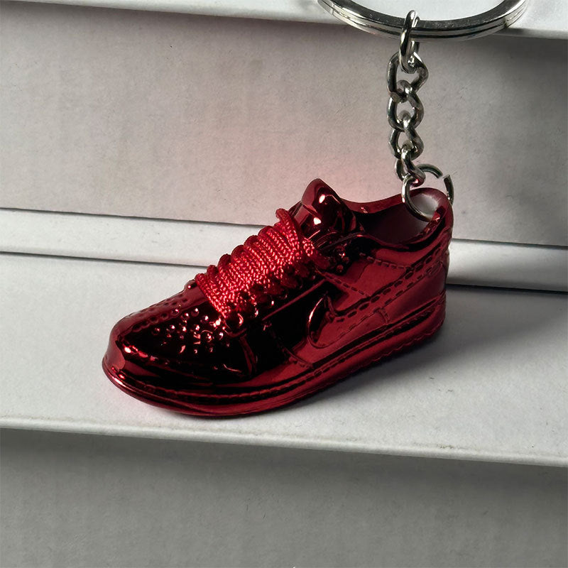 Mini Electroplated 3D Basketball Shoe Keychain - Style-20 - AJ23826465