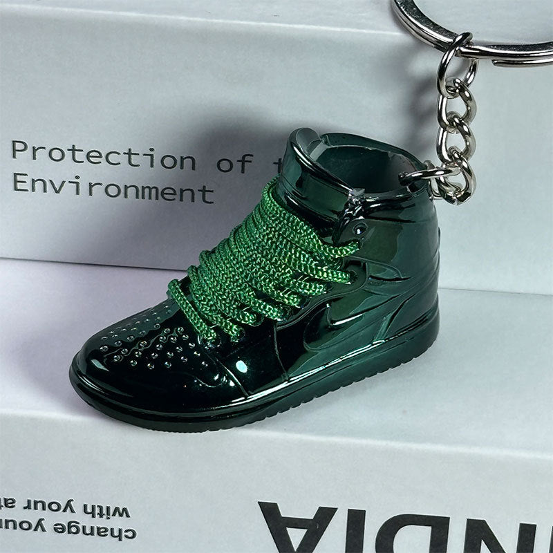 Mini Electroplated 3D Basketball Shoe Keychain - Style-21 - AJ23826466
