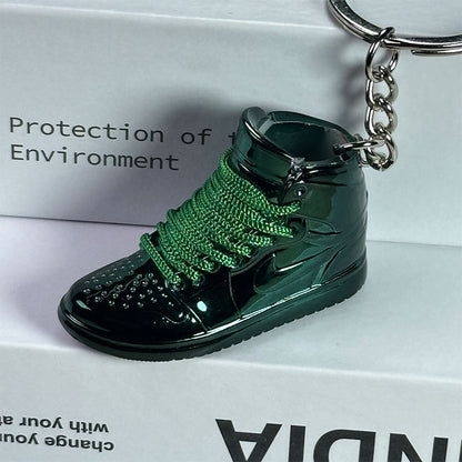 Mini Electroplated 3D Basketball Shoe Keychain - Style-21 - AJ23826466