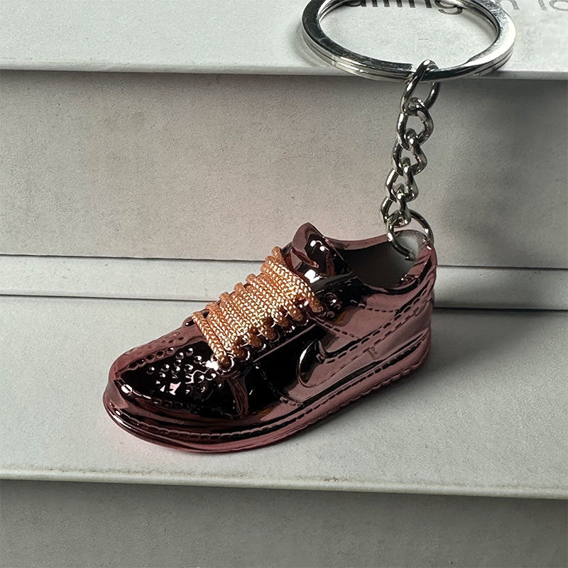 Mini Electroplated 3D Basketball Shoe Keychain - Style-22 - AJ23826467