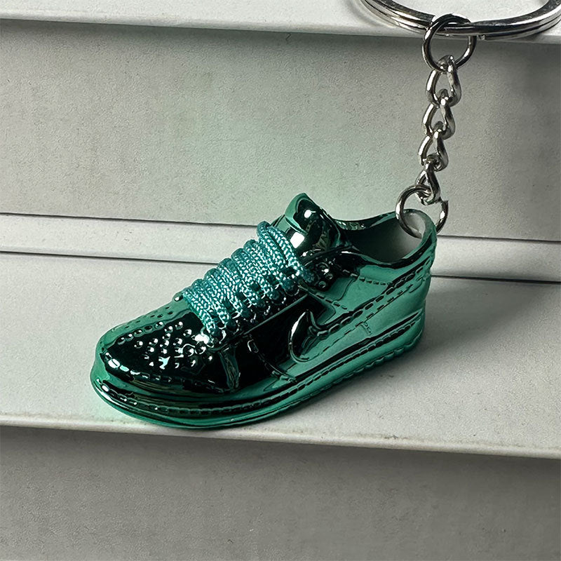 Mini Electroplated 3D Basketball Shoe Keychain - Style-24 - AJ23826469