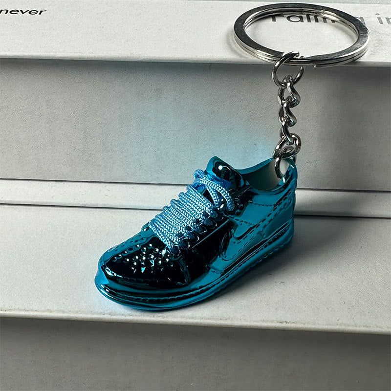 Mini Electroplated 3D Basketball Shoe Keychain - Style-25 - AJ23826470