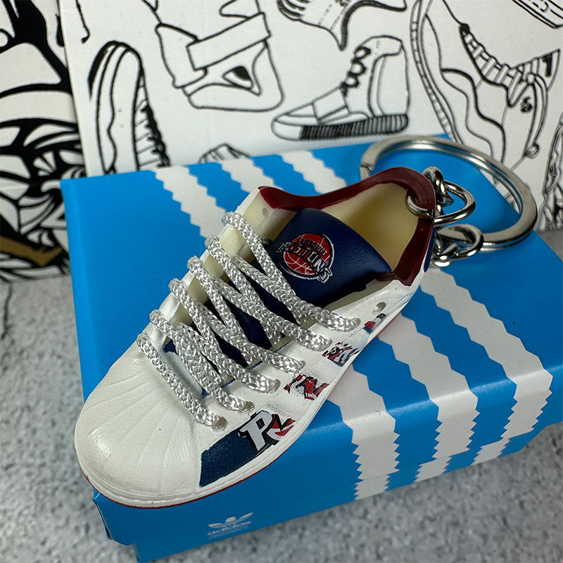 NBA Team Mini Shoe Keychain + Shoe Box - Style-16 - AJ23826490