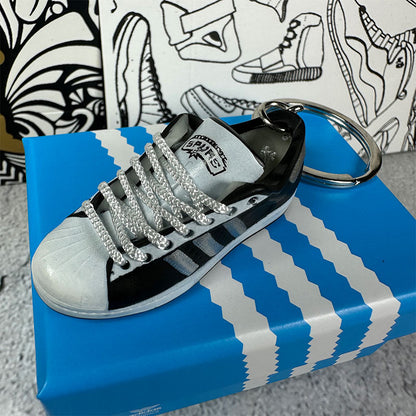 NBA Team Mini Shoe Keychain + Shoe Box - Style-20 - AJ23826494