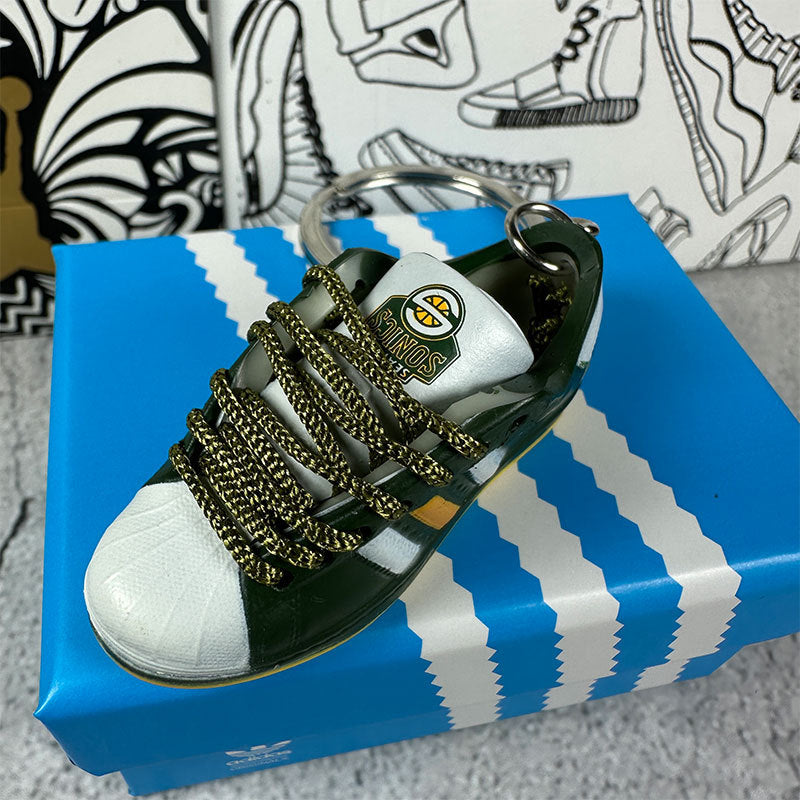 NBA Team Mini Shoe Keychain + Shoe Box - Style-22 - AJ23826496