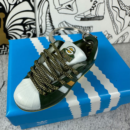 NBA Team Mini Shoe Keychain + Shoe Box - Style-22 - AJ23826496
