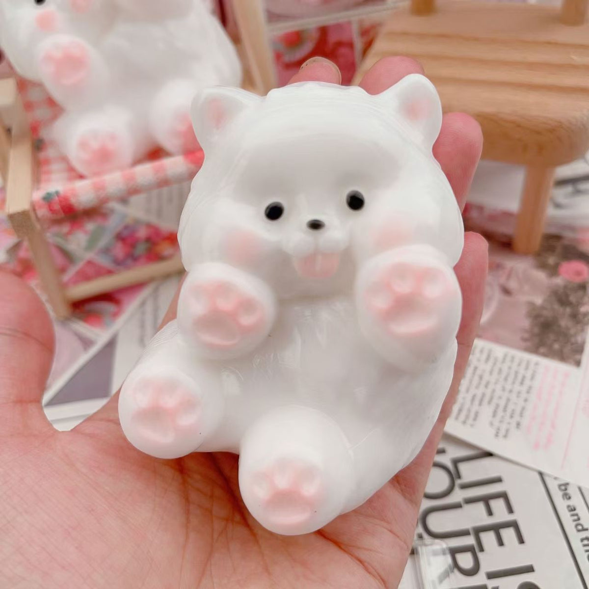 Slow-Rising Soft Cute Stress Relief Squishy Toy - Cute Dog - Squeeze Toy