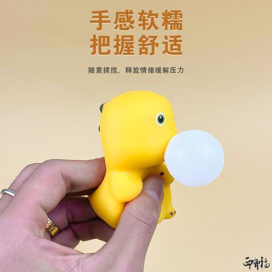 Bubble-Blowing Sanrio Ruby Milk Dragon Squishy Toy - Bubble Dragon