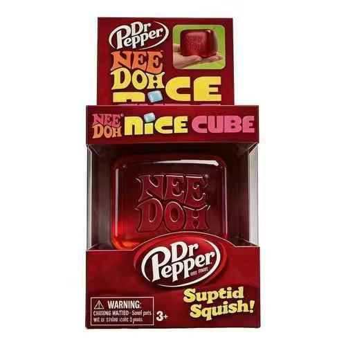 NeeDoh Cube Squishy Toy - Coca-Cola - 5.5 cm