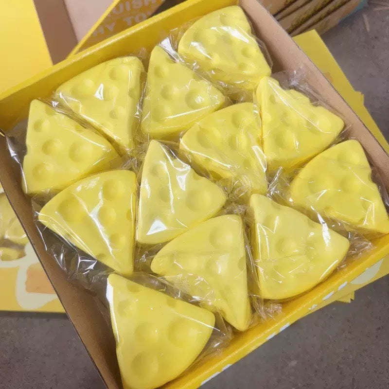 NeeDoh Cube Squishy Toy - Cheese