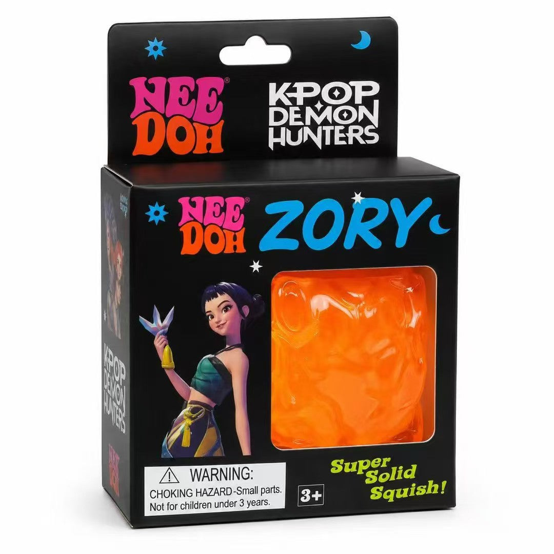 NeeDoh Cube Squishy Toy - KPop Demon Hunters - Random Color