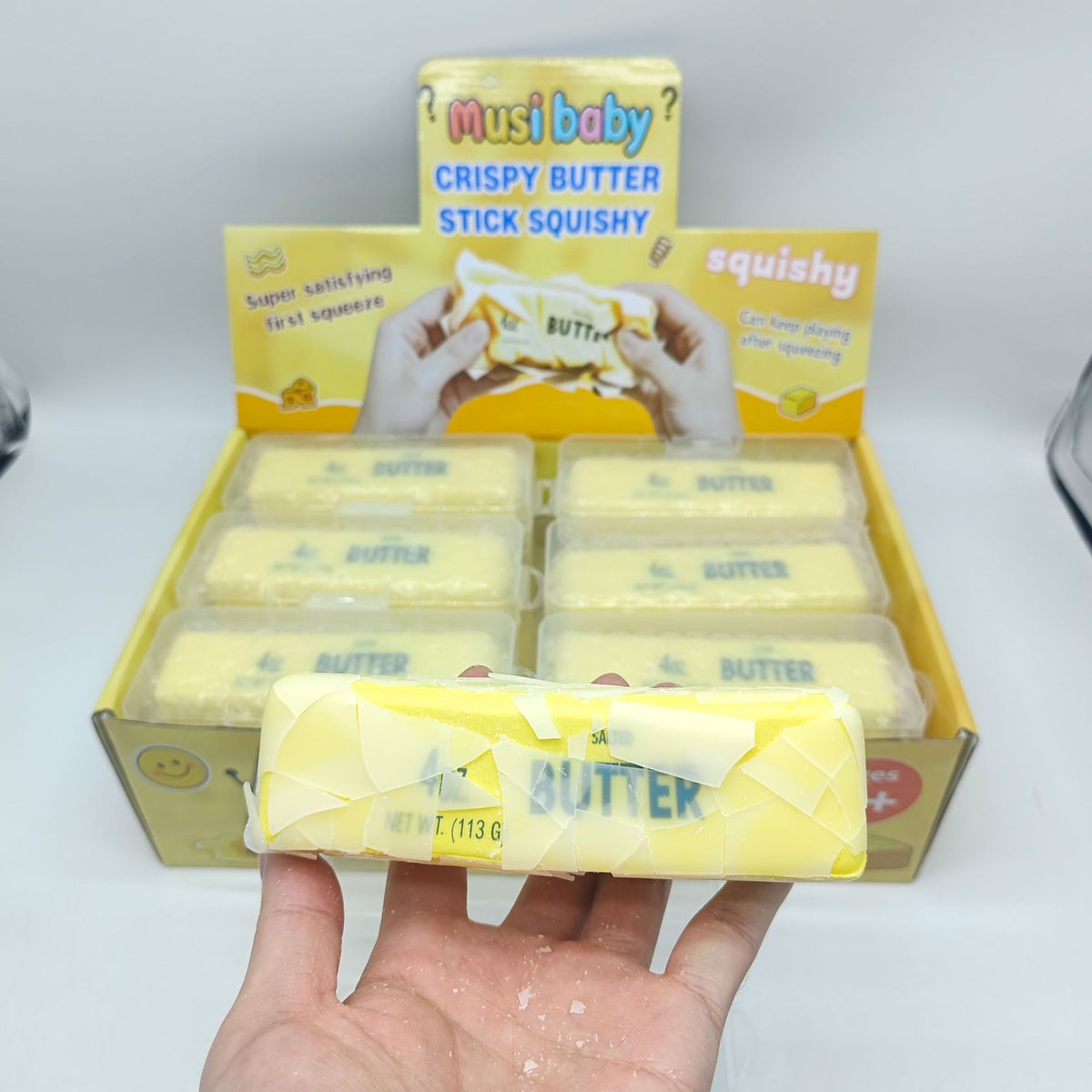 Crunchy Squishy Toy - Crunchy Butter Stick