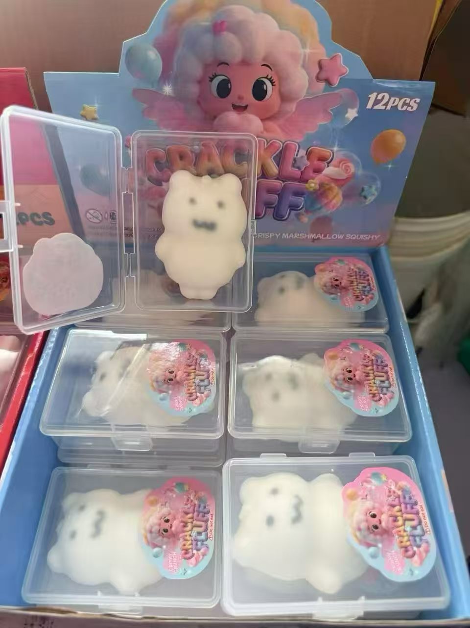 Crunchy Squishy Toy - Crunchy White Bear