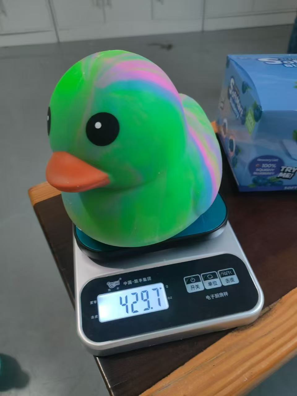 Giant TPR Realistic Squishy Toy - 18CM Large Textured Duck