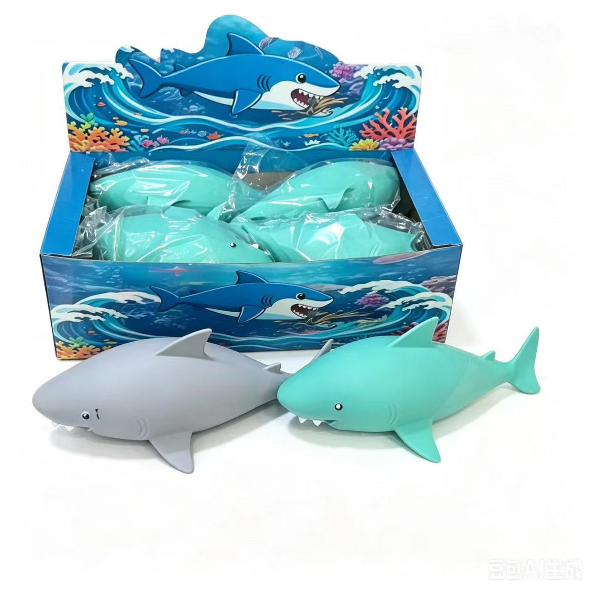 Giant TPR Realistic Squishy Toy - 30CM Large Shark