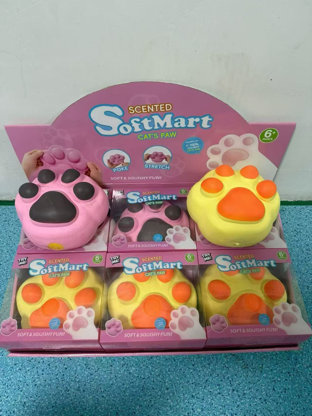 Giant TPR Realistic Squishy Toy - Large Cat Paw