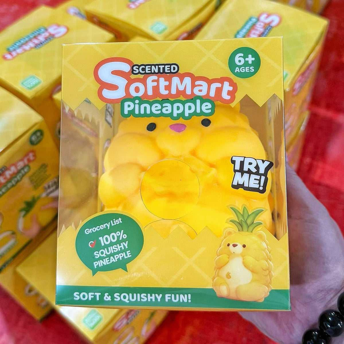 Giant TPR Realistic Squishy Toy - 20CM Large Pineapple Bear