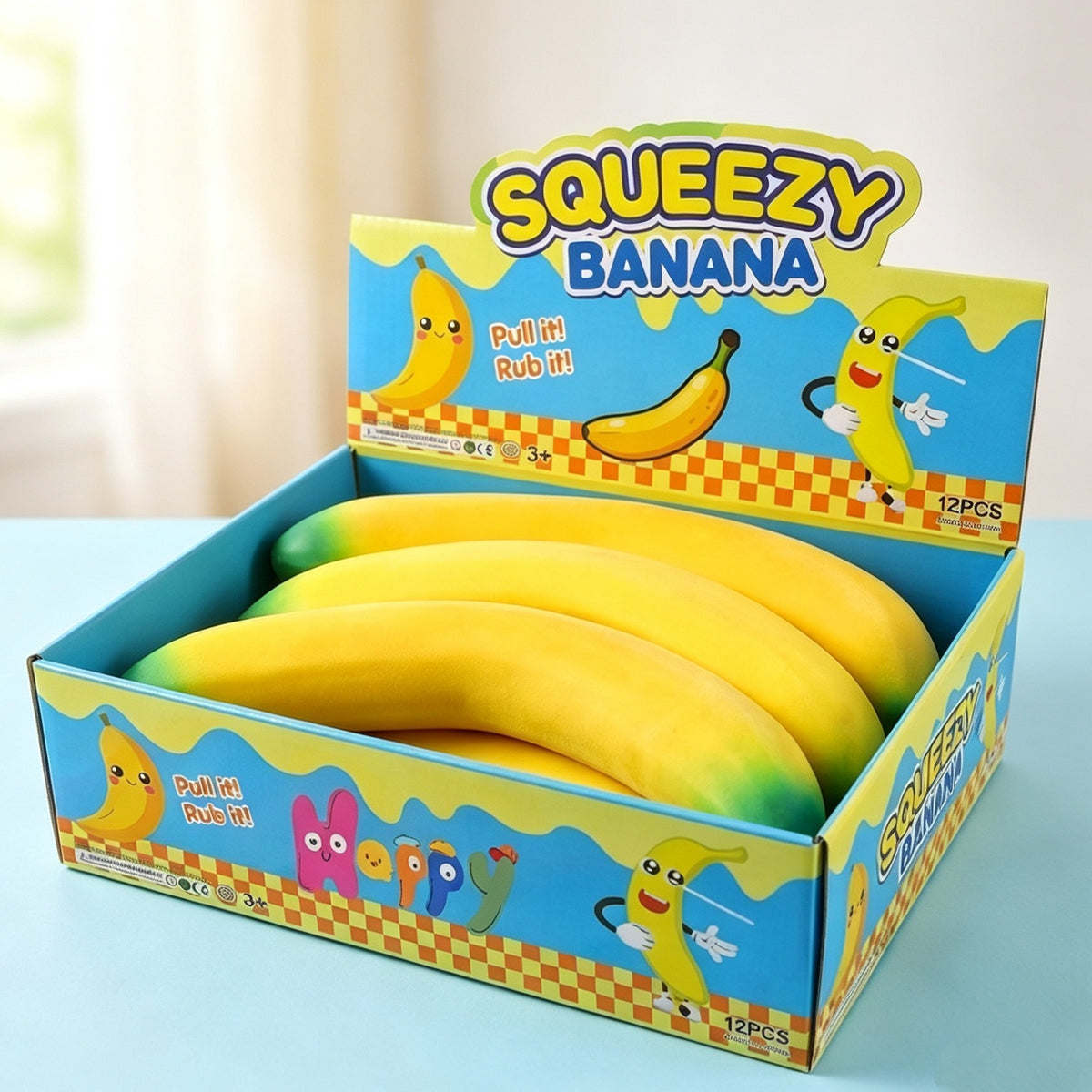 Giant TPR Realistic Squishy Toy - 45CM Large Banana