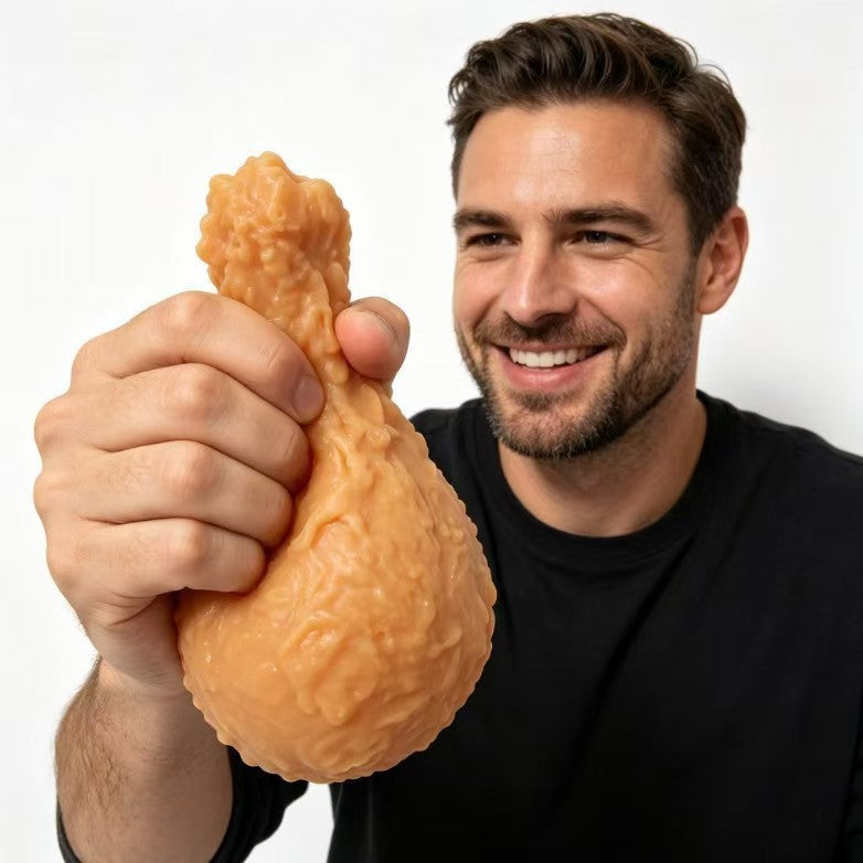 Giant TPR Realistic Squishy Toy - 20CM Large Chicken Leg
