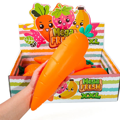 Giant TPR Realistic Squishy Toy - 32CM Large Carrot
