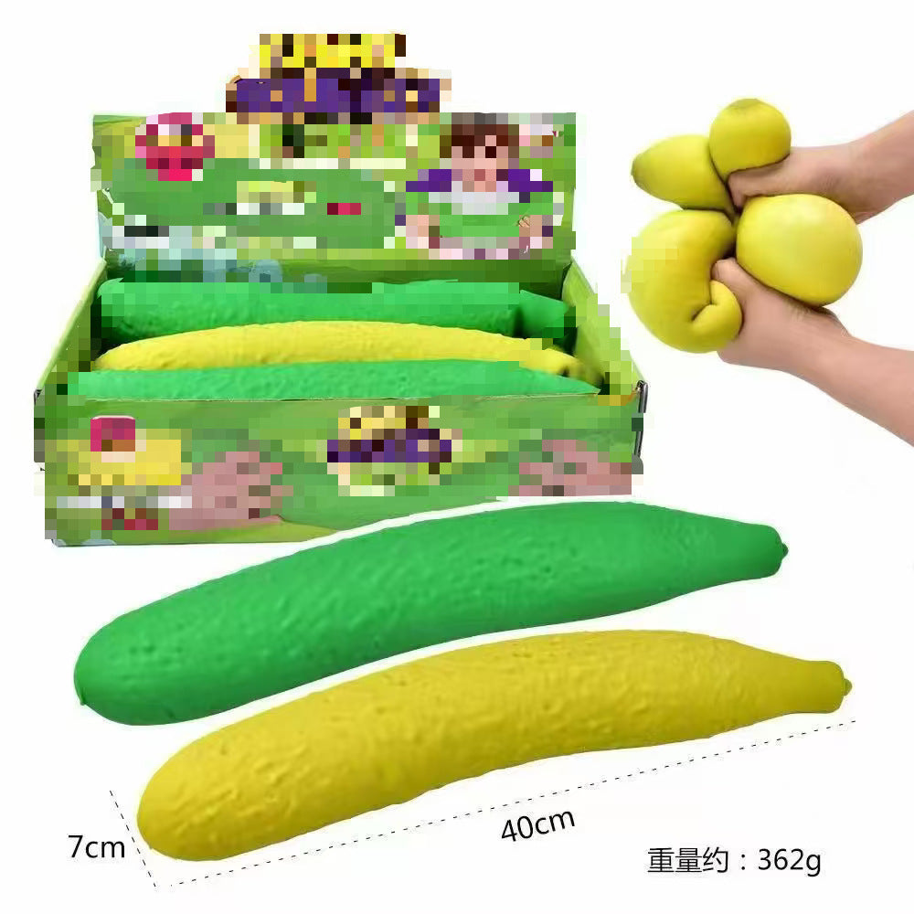 Giant TPR Realistic Squishy Toy - 40CM Large Cucumber
