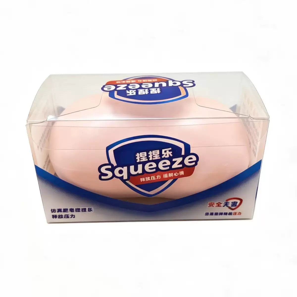 Soap-Shaped Squishy Toy - Soap Squishy - Flour Style - Pink