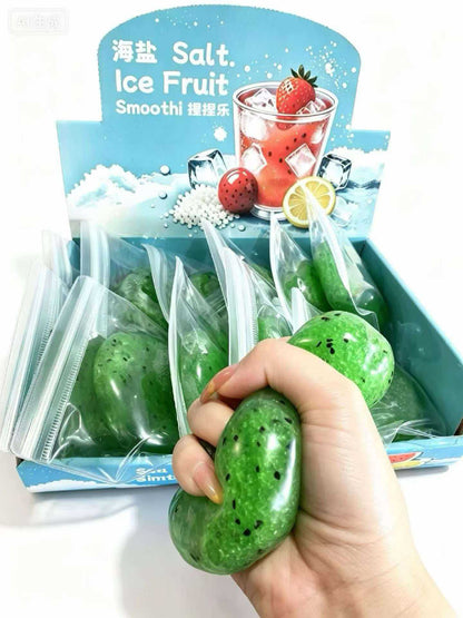 Realistic Squishy Stress Relief Toy - Kiwi - Slushie Squishy