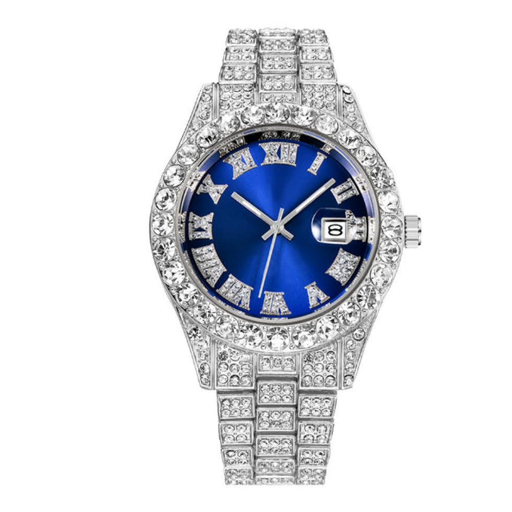 Men's Rhinestone Watch - E4 - WT23826366
