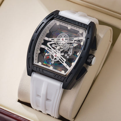 Skeleton Fashion Men's Watch - White - WT23826370