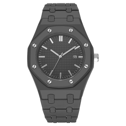 Calendar Plastic Watch - Gray - WT23826378