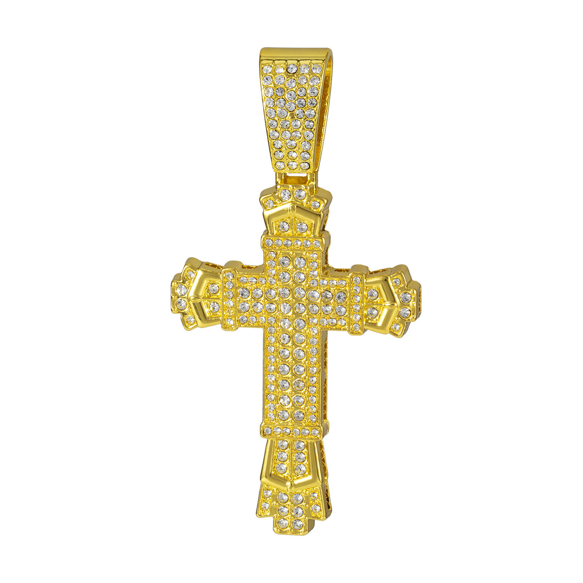 Cross Necklace - Gold Pendant Only