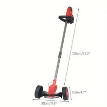 Load image into Gallery viewer, Lawn Mower, Handheld Mower, Cordless Mower, Electric Garden Mower, Cordless Weed Eater, Rechargeable Trimmer, Lightweight, 90 Degree Adjustable Head, Battery Powered Lawn Trimmer
